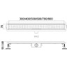 Душевой лоток Haiba 800x70 HB93800-7 с Черной матовой решеткой