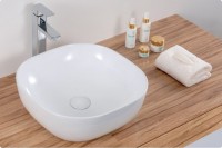 Раковина-чаша BelBagno 43 BB1301 Белая фаянс накладная