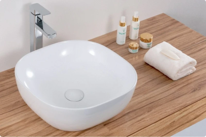 Раковина-чаша BelBagno 43 BB1301 Белая фаянс накладная