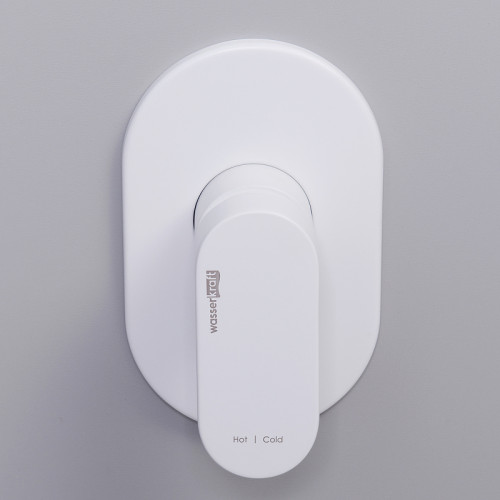 Смеситель для душа WasserKRAFT Mindel 8551 Белый матовый латунь встраиваемый