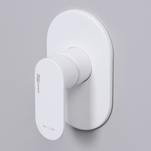 Смеситель для душа WasserKRAFT Mindel 8551 Белый матовый латунь встраиваемый