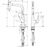 Смеситель для кухни Hansgrohe Talis Select M51 72823000