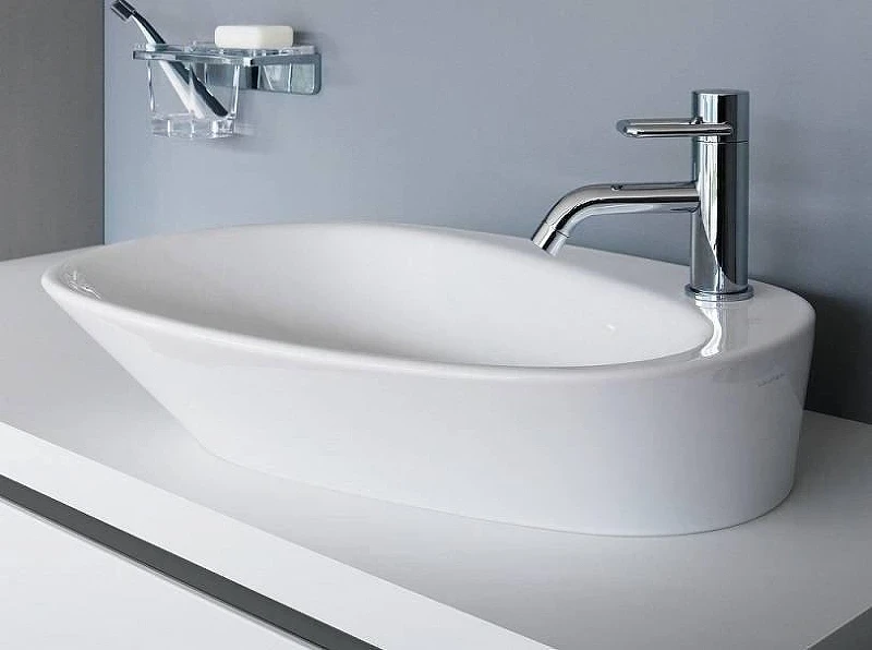 Раковина накладная Laufen Palomba 60 8.1680.3.400.104.1 цвет Белый
