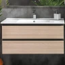 Тумба под раковину Boheme Armadi Art Capolda 100 849-100-LW подвесная Light Wood МДФ / ЛДСП