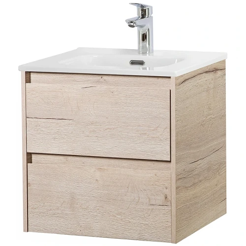 Тумба под раковину BelBagno Kraft 50 KRAFT-500-2C-SO-RGB подвесная Rovere Galifax Bianco МДФ / ЛДСП