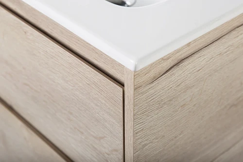 Тумба под раковину BelBagno Kraft 50 KRAFT-500-2C-SO-RGB подвесная Rovere Galifax Bianco МДФ / ЛДСП