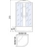 Душевая кабина River Nara 80x80 МТ 10000001259 с поддоном