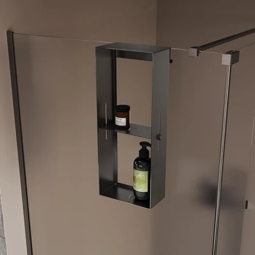 Металлическая полка Veconi Grange GN-GR-C9 цвет Графит брашированное