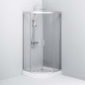 Душевой уголок AM.PM Gem W90G-401-090WT Профиль матовый хром, стекло прозрачное