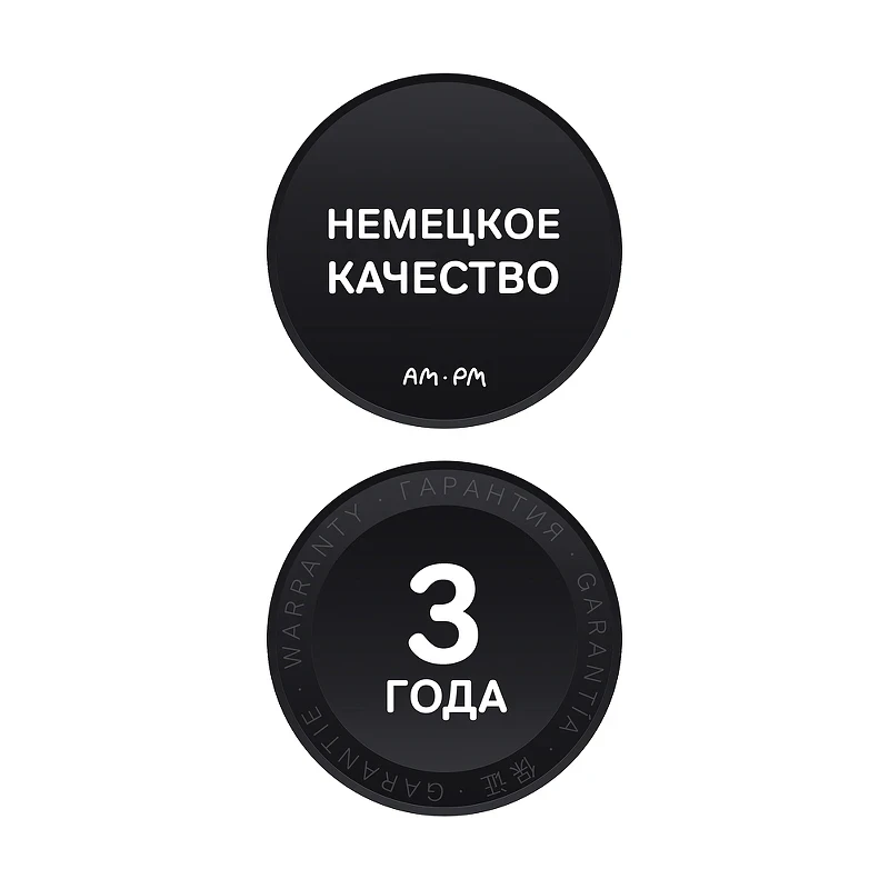 Душевой уголок AM.PM Gem W90G-401-090WT Профиль матовый хром, стекло прозрачное