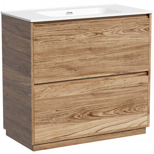 Тумба под раковину Sancos Libra Floor 90 LB90FECH Дуб чарльстон МДФ / ЛДСП