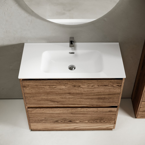 Тумба под раковину Sancos Libra Floor 90 LB90FECH Дуб чарльстон МДФ / ЛДСП