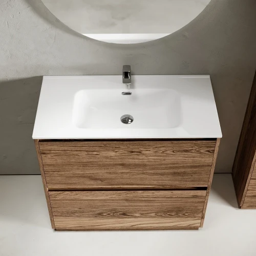 Тумба под раковину Sancos Libra Floor 90 LB90FECH Дуб чарльстон МДФ / ЛДСП