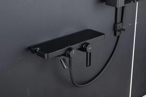 Смеситель для ванны Gappo G3296-26 цвет Черный матовый
