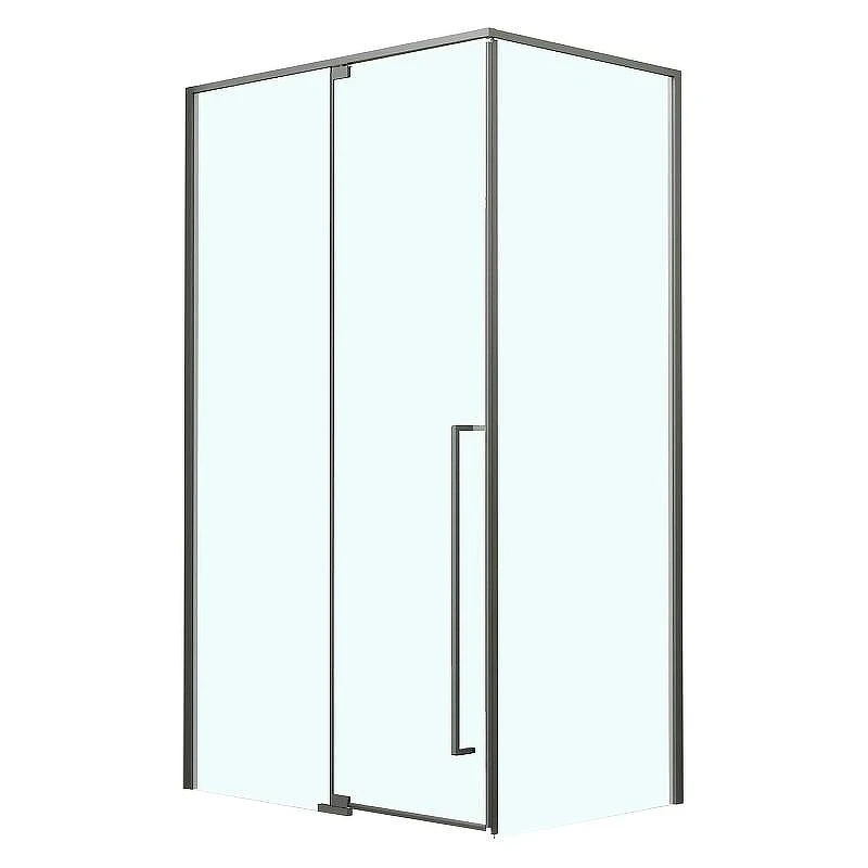 Душевой уголок Azario Male 100x100 AZ-J50-100-MGR-CL профиль Графит матовый стекло прозрачное