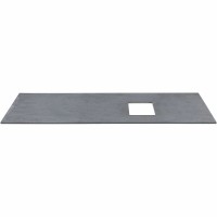 Столешница под раковину Allen Brau Infinity 120 R 1.21014.GR-S Графит структ искусственный камень (литьевой мрамор)