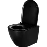 Комплект унитаза WellWant Aura WWU01122B с инсталляцией WellWant Standart 50 WWISI111BB с сиденьем Микролифт и Черной матовой клавишей смыва