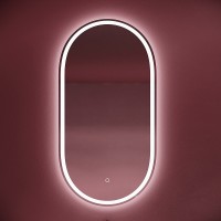 Зеркало Sancos Oval 55 OV55F с подсветкой с сенсорным выключателем и диммером стекло