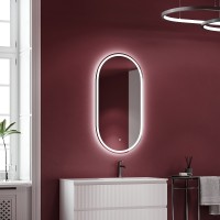Зеркало Sancos Oval 55 OV55F с подсветкой с сенсорным выключателем и диммером стекло