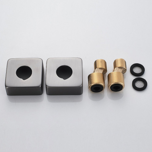 Душевая система Rose R18T R1836T Оружейная сталь