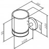 Стакан для зубных щеток AM.PM X-Joy A85A34399 Золото