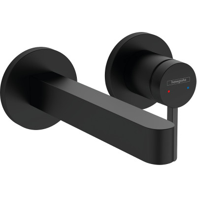 Смеситель для раковины Hansgrohe Finoris 76051670 Черный матовый латунь встраиваемый