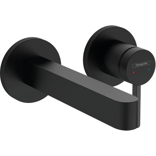 Смеситель для раковины Hansgrohe Finoris 76051670 Черный матовый латунь встраиваемый