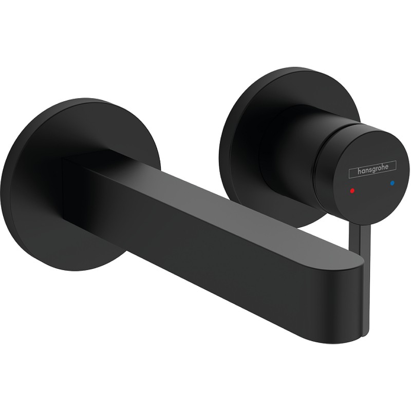 Смеситель для раковины Hansgrohe Finoris 76051670 Черный матовый латунь встраиваемый