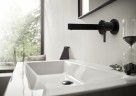 Смеситель для раковины Hansgrohe Finoris 76051670 Черный матовый латунь встраиваемый