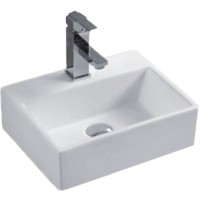 Раковина-чаша CeramaLux 33 9135 Белая фаянс подвесная