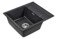 Кухонная мойка Emar Quartz 58 EMQ-1580.Q цвет Оникс