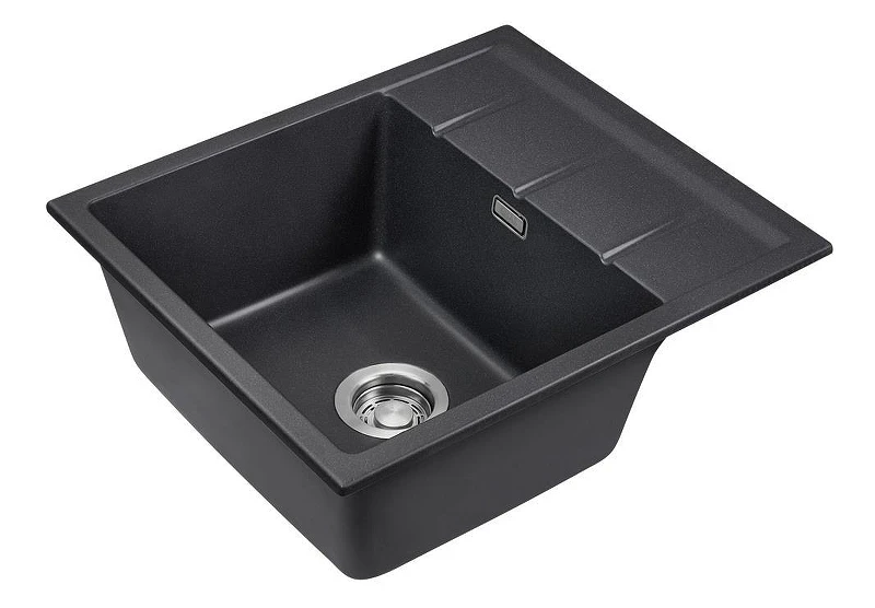 Кухонная мойка Emar Quartz 58 EMQ-1580.Q цвет Оникс