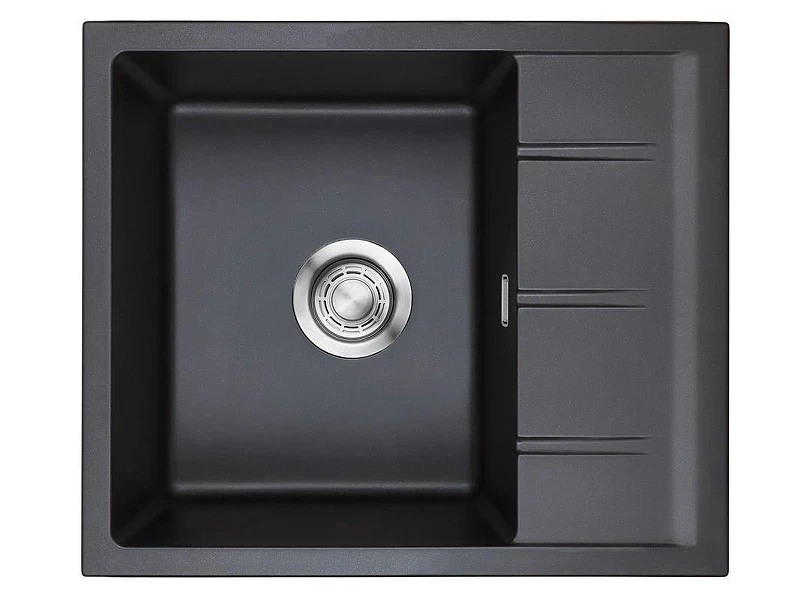Кухонная мойка Emar Quartz 58 EMQ-1580.Q цвет Оникс