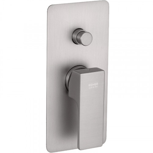 Смеситель для душа Remer Absolute AU09KBNPO Никель брашированный матовый латунь встраиваемый