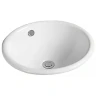Раковина CeramaLux 50 1203 Белая фаянс полувстраиваемая