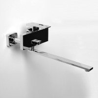 Смеситель для ванны WasserKRAFT Alme 1502L универсальный Хром латунь на стену