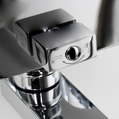 Смеситель для ванны WasserKRAFT Alme 1502L универсальный Хром латунь на стену