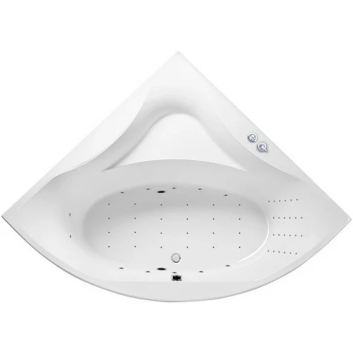 Акриловая ванна Excellent Glamour 150x150 WAEX.GLA15.NANO.CR с гидромассажем