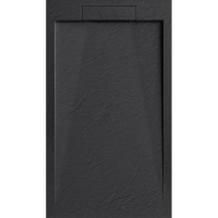 Душевой поддон из искусственного камня Esbano Luxe ESP-LX108B 100x80 ESPLX 108B Черный матовый