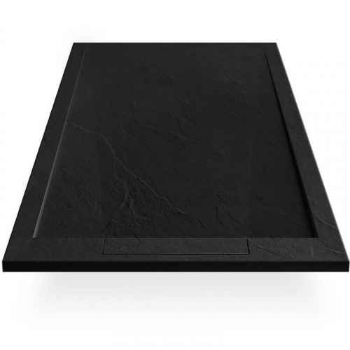 Душевой поддон из искусственного камня Esbano Luxe ESP-LX108B 100x80 ESPLX 108B Черный матовый