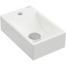 Раковина Berges Small 37 L 182009 Белая глянцевая фарфор подвесная, накладная