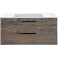 Тумба под раковину Vincea Chiara 2D 100 VMC-2C2100RO подвесная R.Oak МДФ / ЛДСП