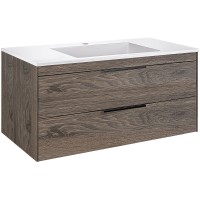 Тумба под раковину Vincea Chiara 2D 100 VMC-2C2100RO подвесная R.Oak МДФ / ЛДСП