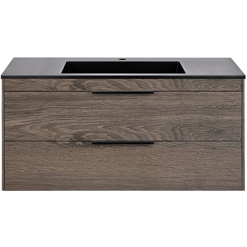 Тумба под раковину Vincea Chiara 2D 100 VMC-2C2100RO подвесная R.Oak МДФ / ЛДСП