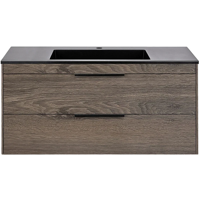 Тумба под раковину Vincea Chiara 2D 100 VMC-2C2100RO подвесная R.Oak МДФ / ЛДСП