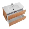 Тумба под раковину Art&Max Elegant 90 AM-ELEGANT-900-2C-SO-BR-P подвесная цвет Бран