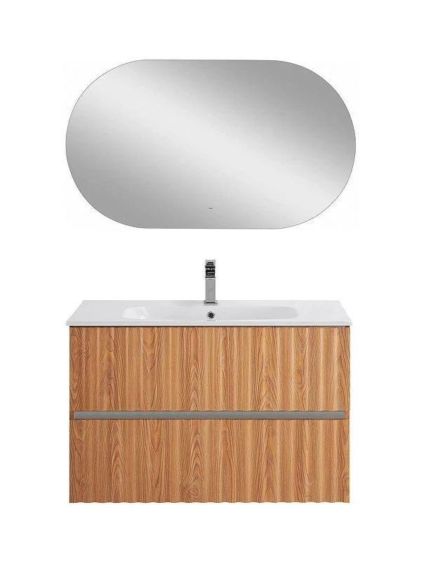 Тумба под раковину Art&Max Elegant 90 AM-ELEGANT-900-2C-SO-BR-P подвесная цвет Бран