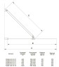 Шторка на ванну Veconi Palau 100 PL84B-100-01-C7 профиль Черный матовый стекло прозрачное