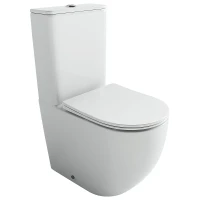 Унитаз компакт Ceramicanova Mia CN1801T цвет Белый с бачком и сиденьем Микролифт