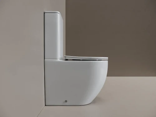 Унитаз компакт Ceramicanova Mia CN1801T цвет Белый с бачком и сиденьем Микролифт